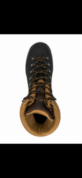 leather boot product view, alternate angle