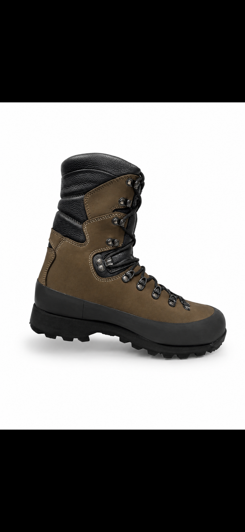 leather boot product view, alternate angle