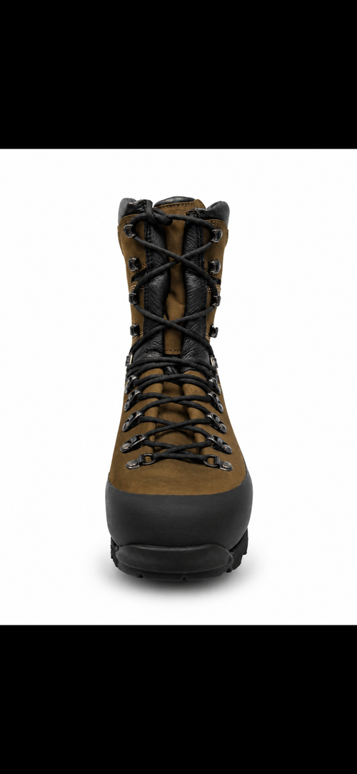 leather boot product view, alternate angle