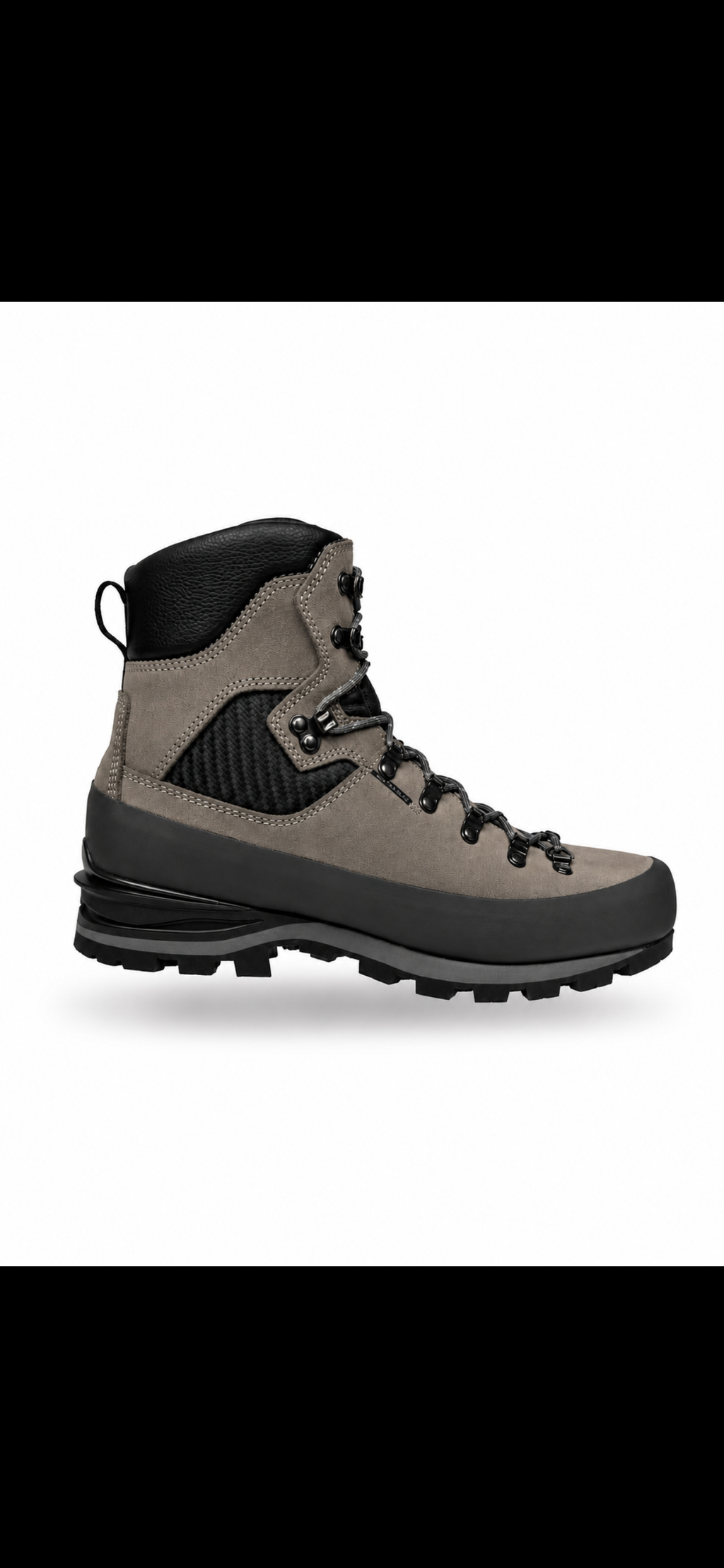 leather boot product view, alternate angle