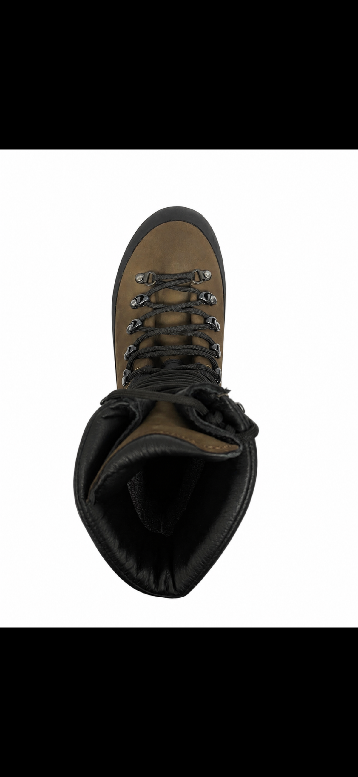 leather boot product view, alternate angle