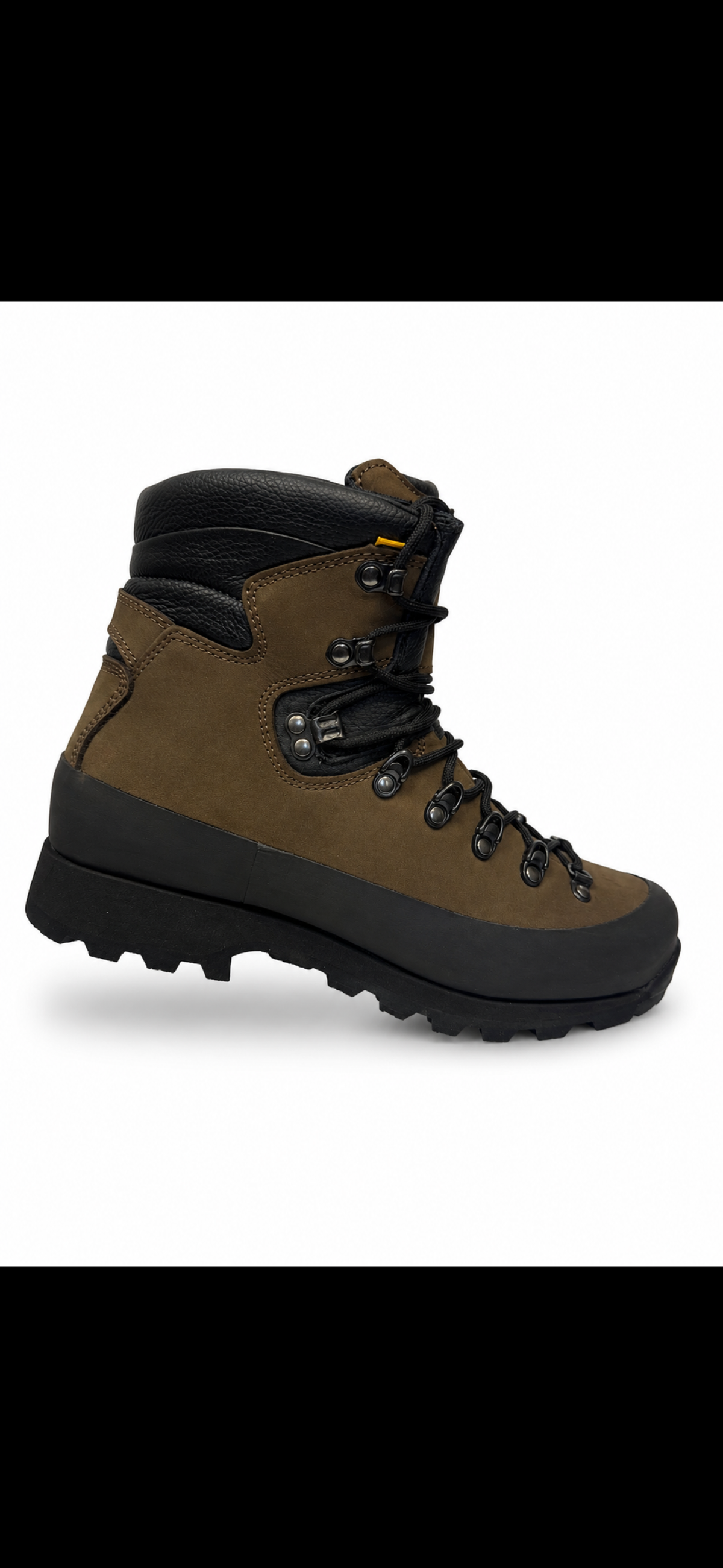 leather boot product view, alternate angle