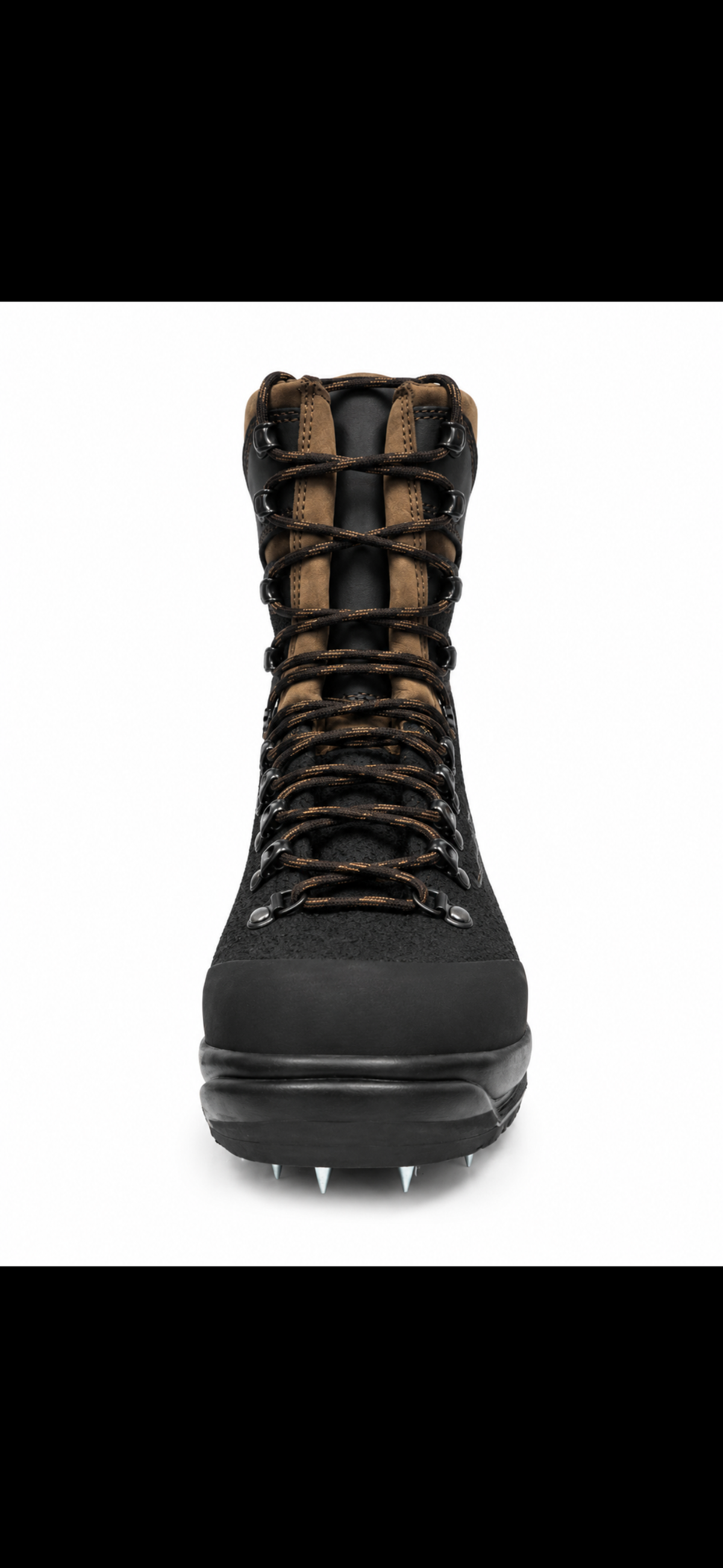 leather boot product view, alternate angle
