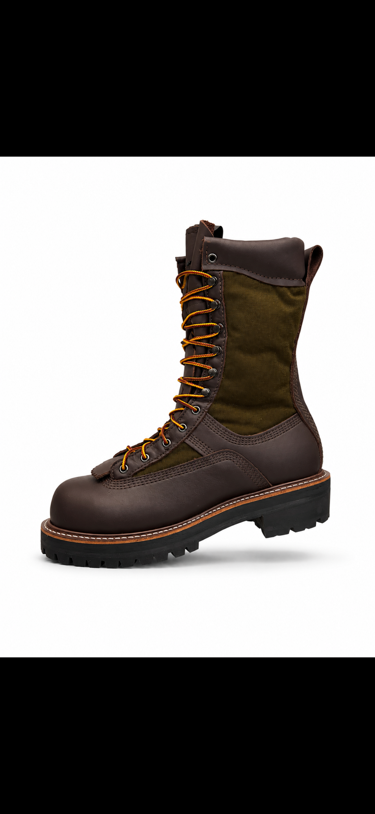 leather boot product view