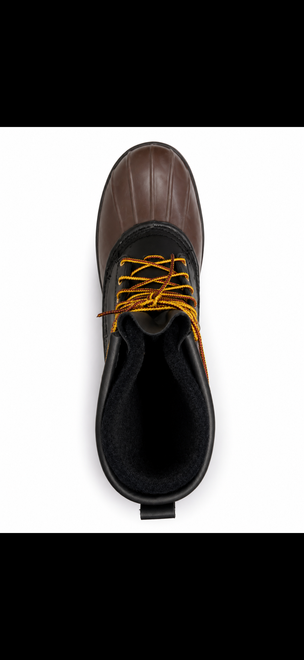 leather boot product view, alternate angle