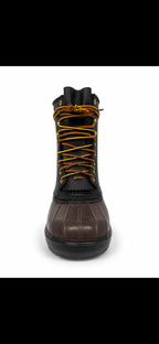 leather boot product view, alternate angle