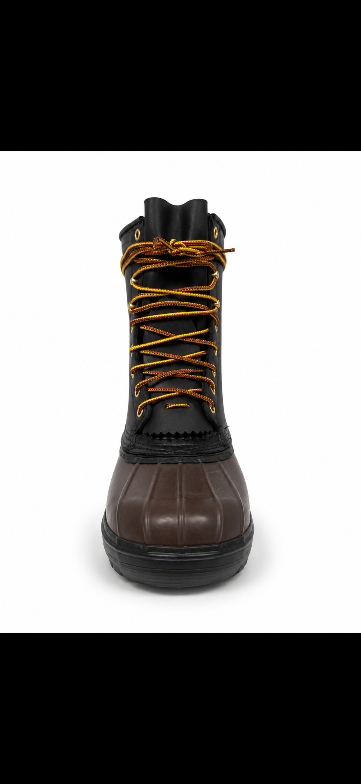 leather boot product view, alternate angle