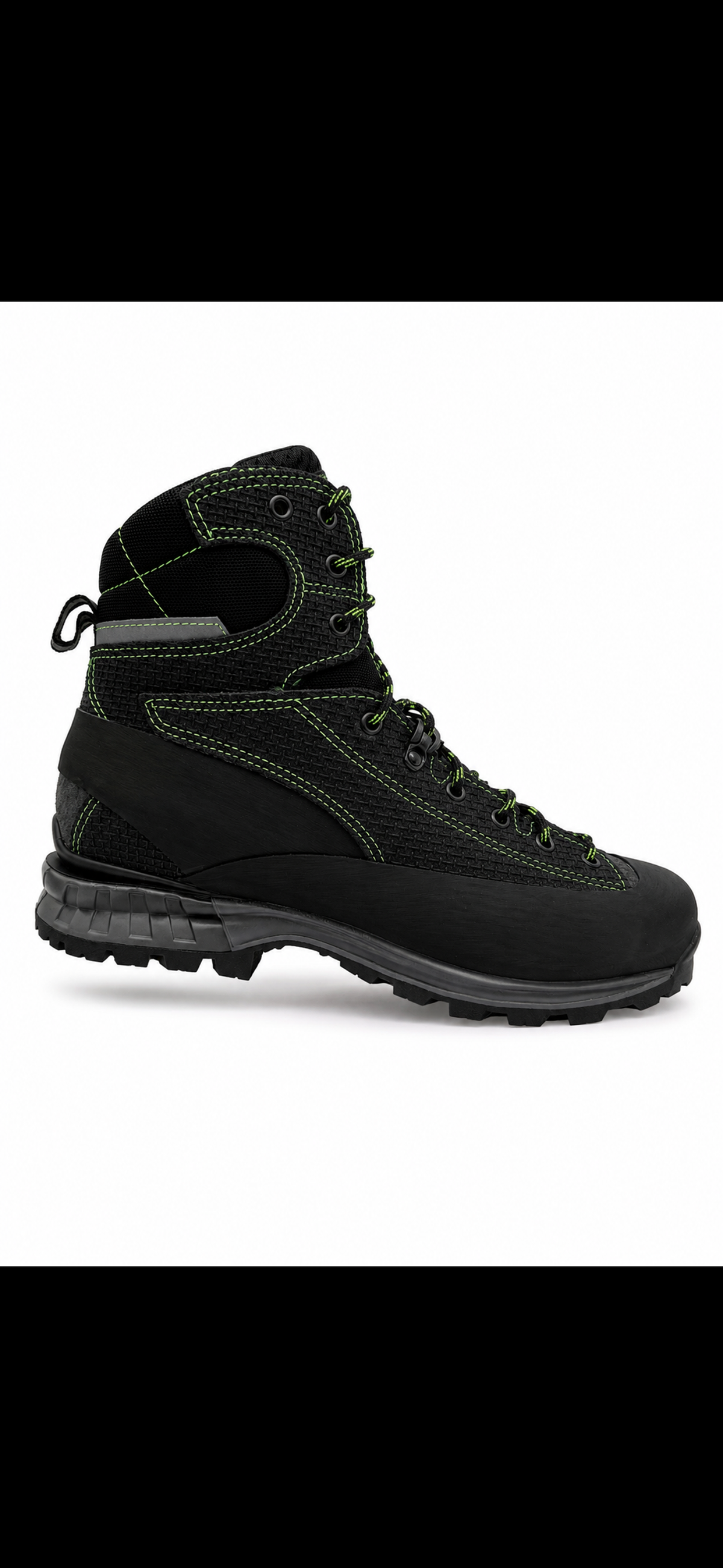 leather boot product view, alternate angle