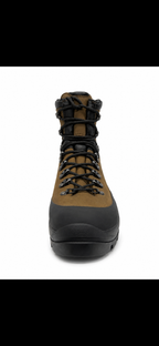leather boot product view, alternate angle