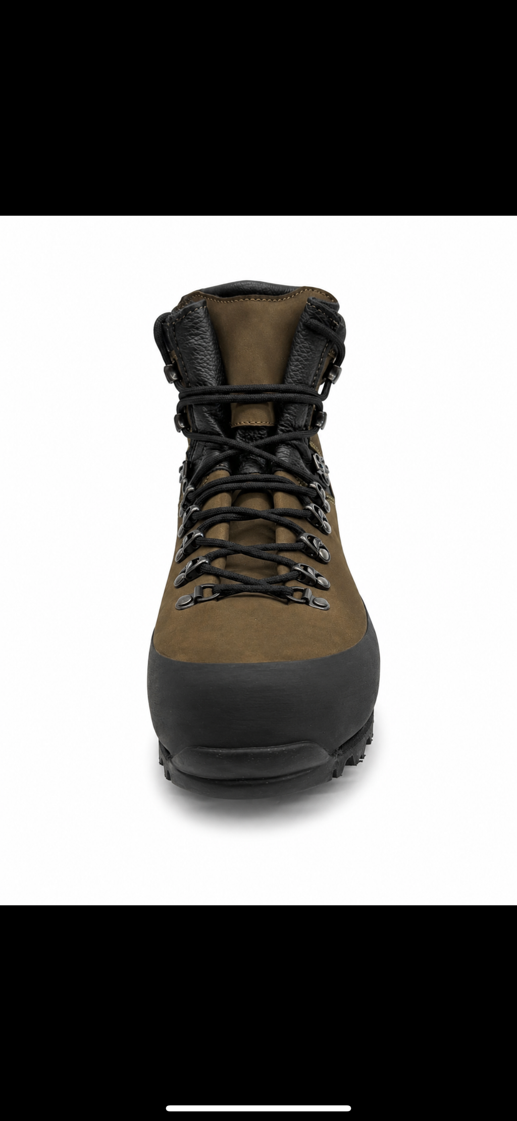 leather boot product view, alternate angle