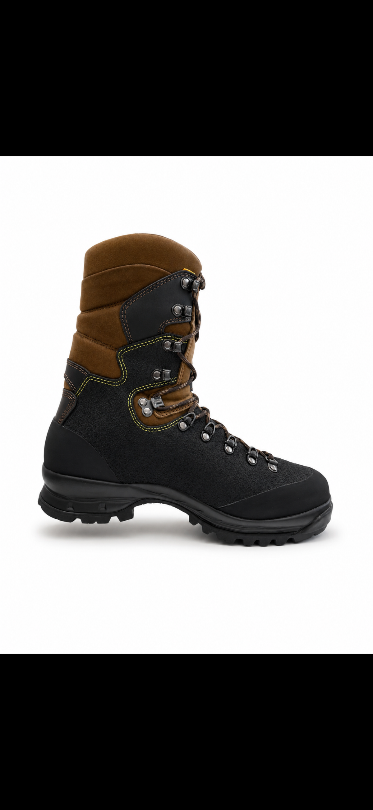 leather boot product view, alternate angle