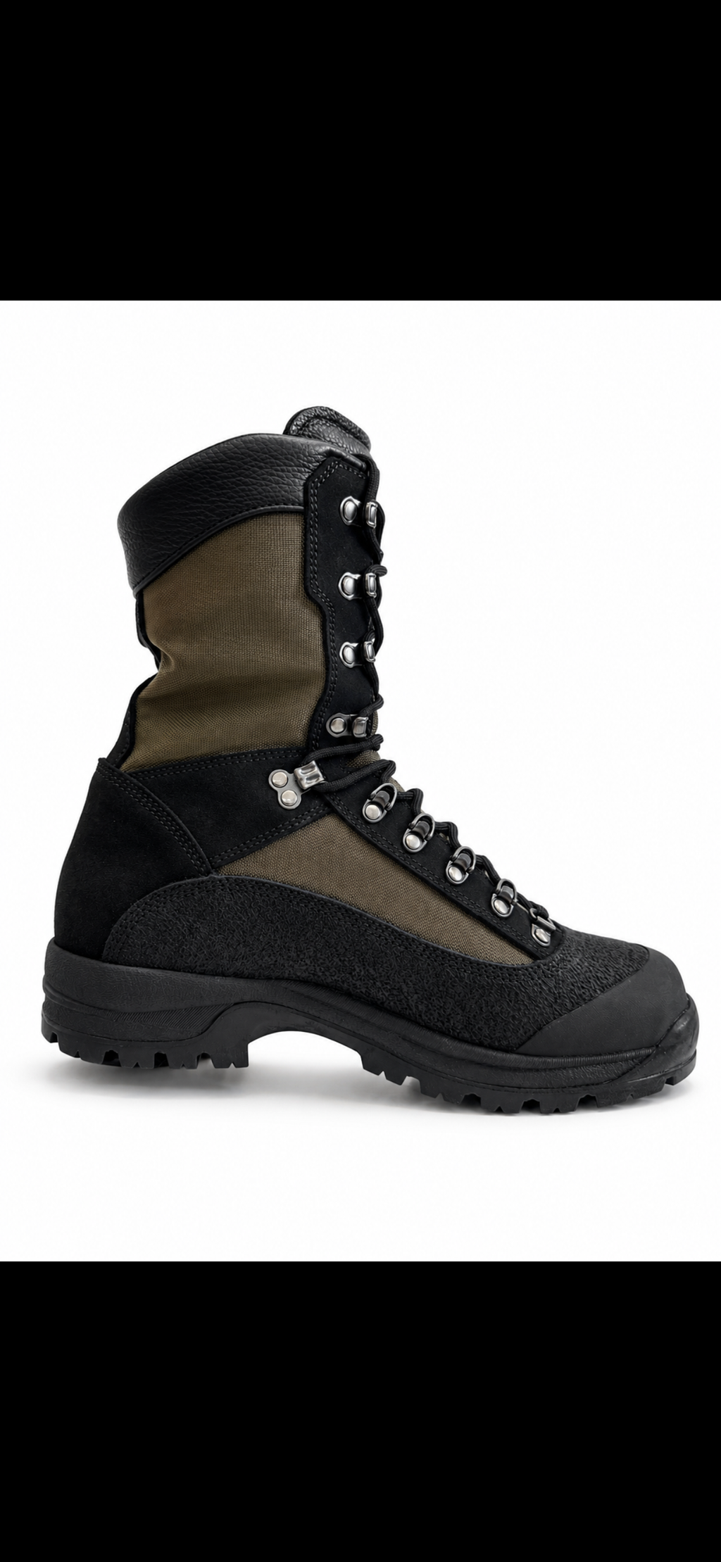 leather boot product view, alternate angle