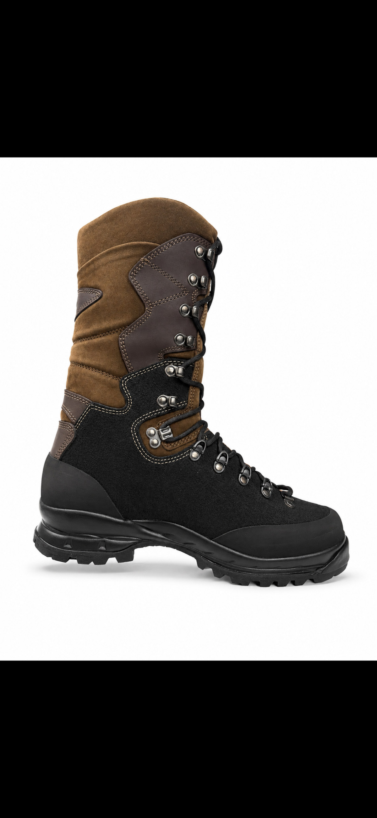 leather boot product view, alternate angle
