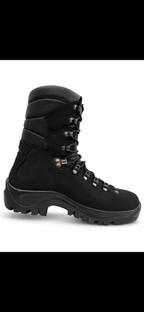 leather boot product view, alternate angle