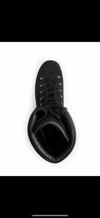 leather boot product view, alternate angle