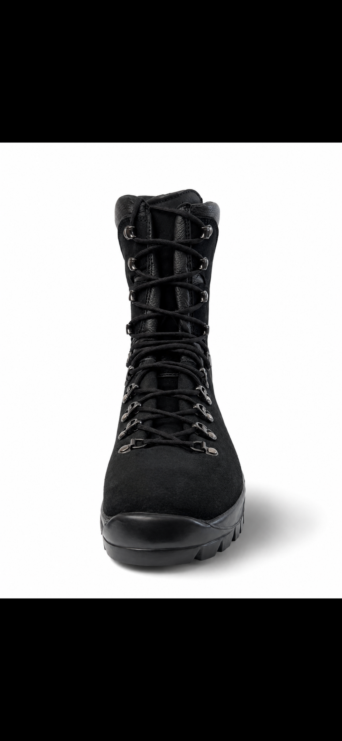leather boot product view, alternate angle