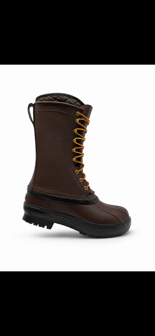 leather boot product view