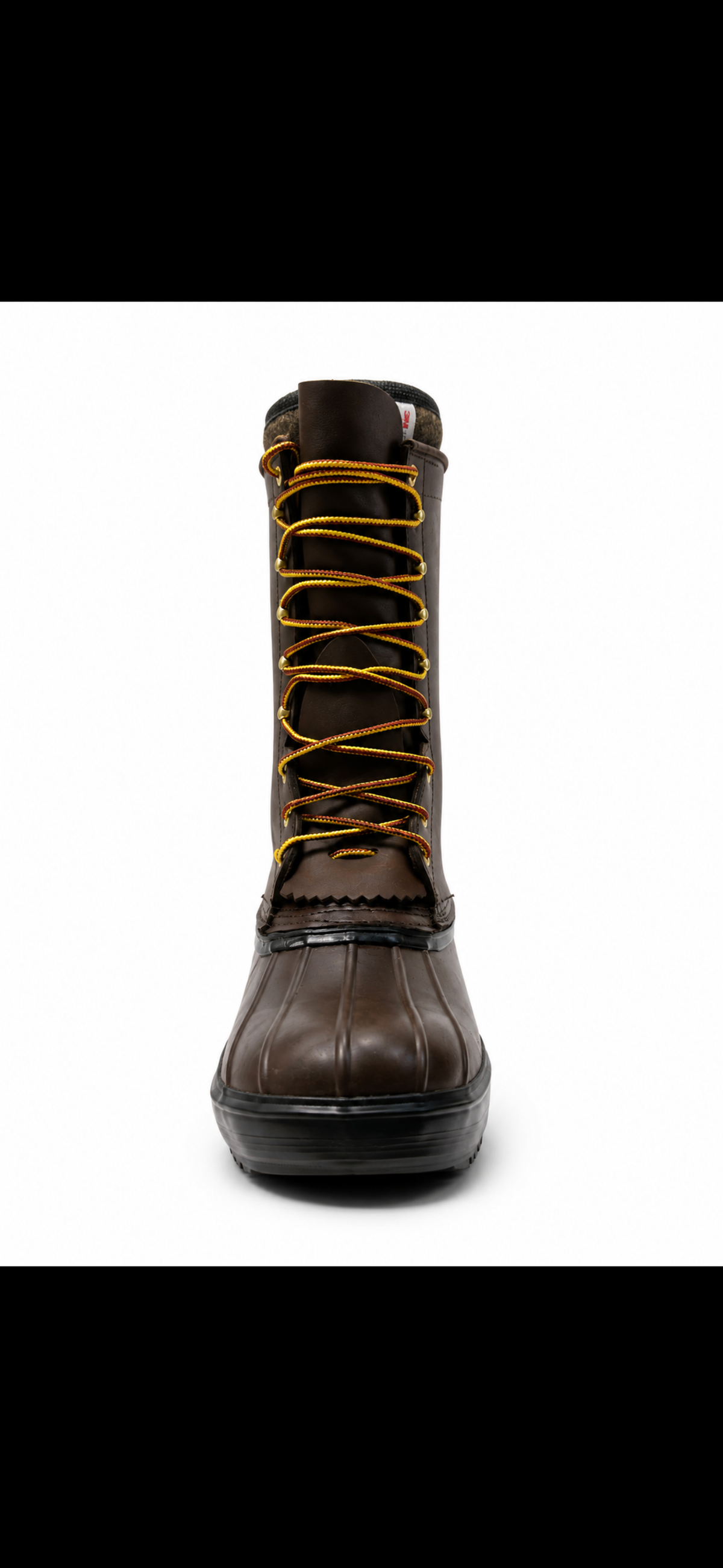 leather boot product view, alternate angle