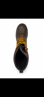 leather boot product view, alternate angle