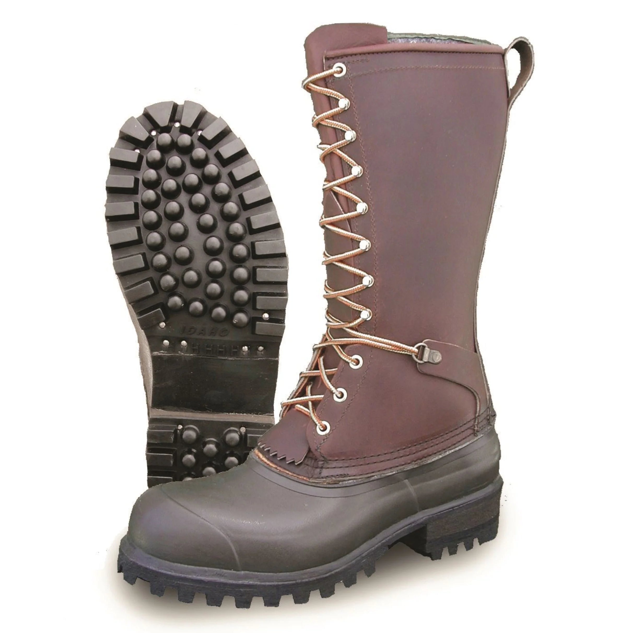 leather boot product view