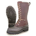 leather boot product view