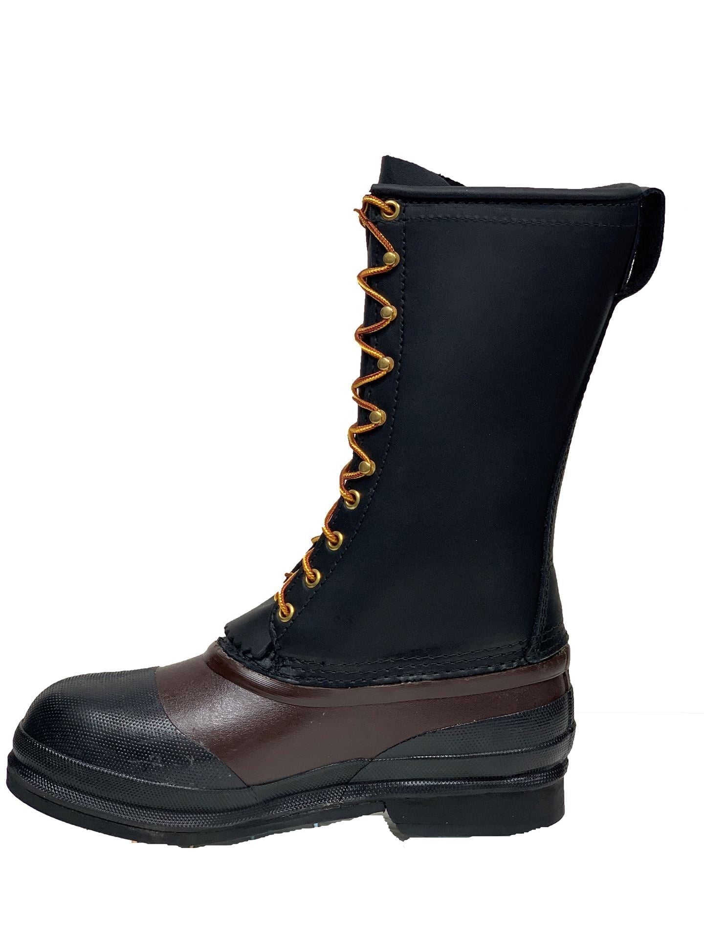 leather boot product view, alternate angle