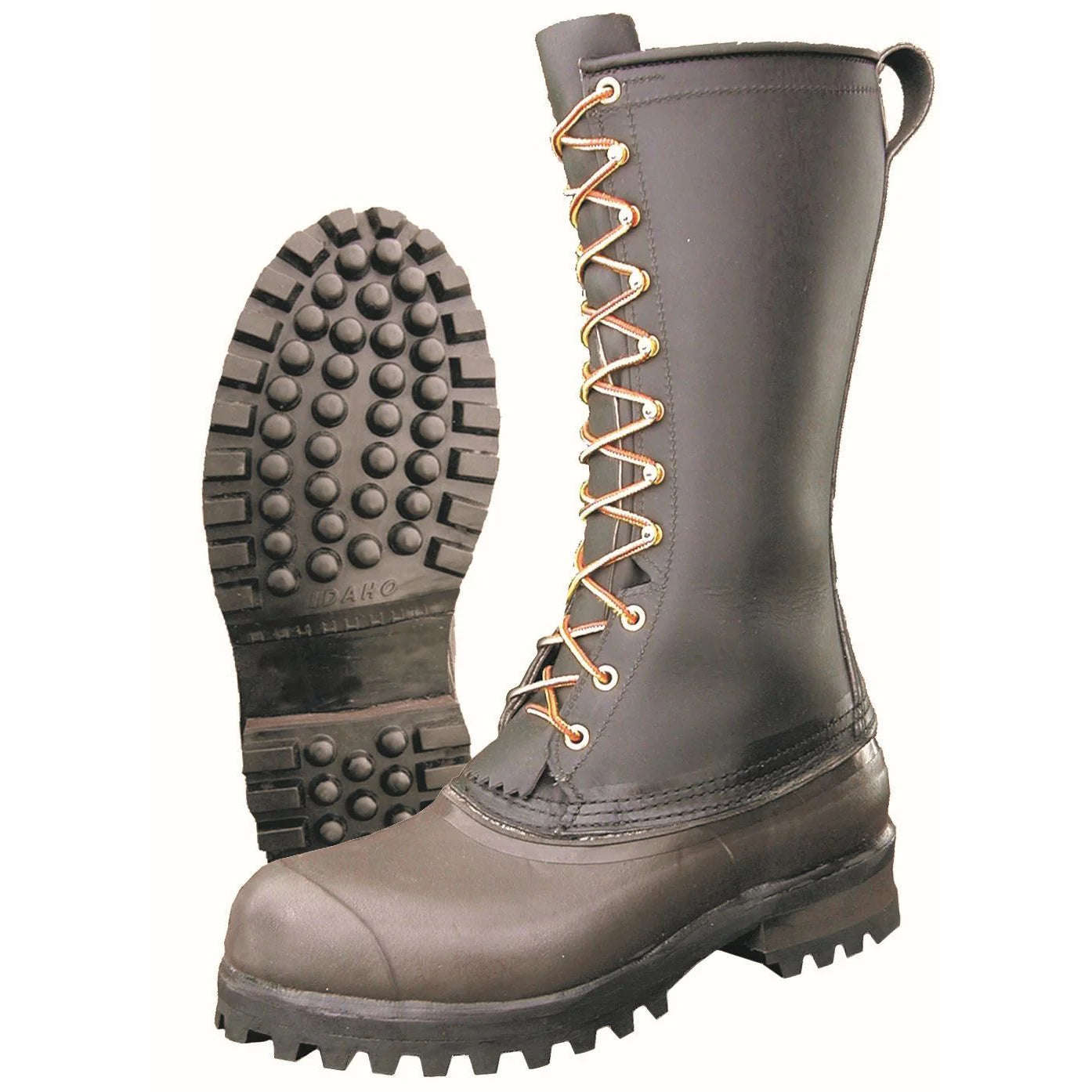 leather boot product view