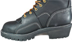 leather boot product view, alternate angle