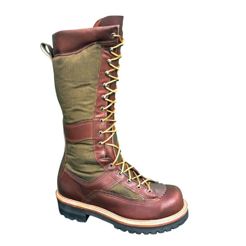 leather boot product view