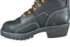 leather boot product view, alternate angle