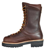 leather boot product view, alternate angle